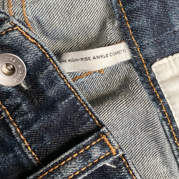 Rag & Bone Nina High Rise Ankle Cigarette Jean *Tailored Waist* Retail $255 - Picture 4 of 6